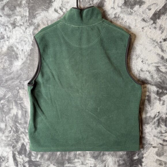 Vintage Y2K NFL New York Jets Green Vest Size Large The Edge Full Zip - Picture 7 of 8